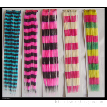 Fancy Stripe Hair, Single Clip Hair